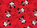 Pijama Feminino Alcinha Suede Minnie Vermelho + Shorts